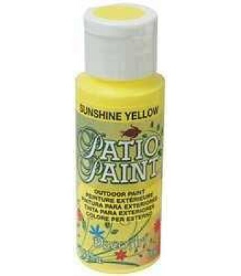 DecoArt Patio Paint - Sunshine Yellow 2oz